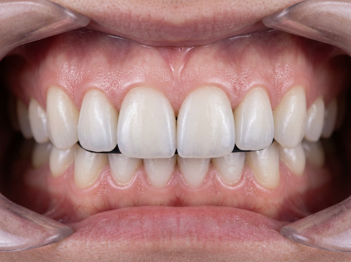 상악 전치부 라미네이트 6개 심미 치료 구강 애프터